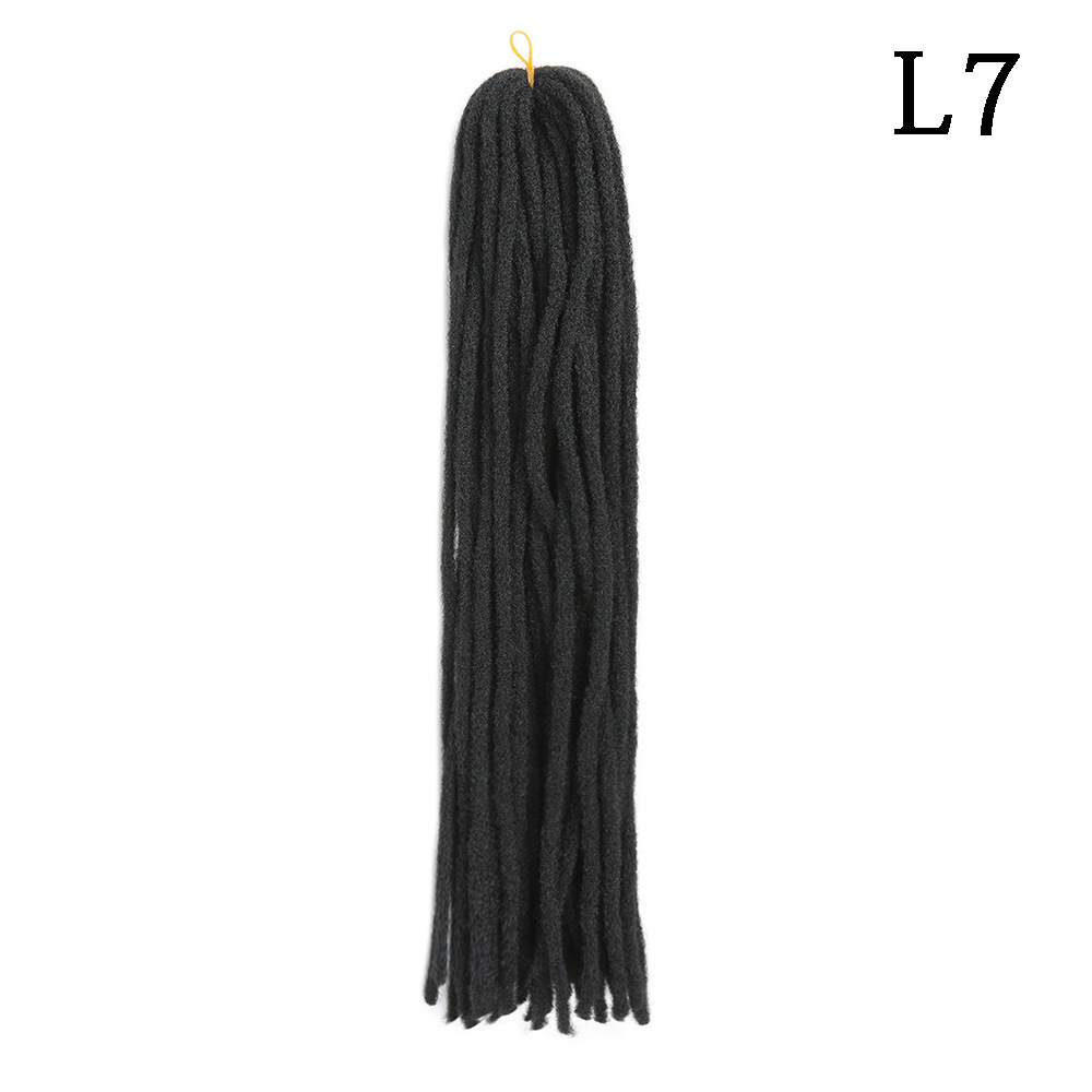 Perücke, Space-Seide, afrikanische Dreadlocks, afrikanische Hip-Hop-Reggae-Dreadlocks, gehäkelte Dreadlocks, geflochtene farbige Seile auf Lager_voghion.com