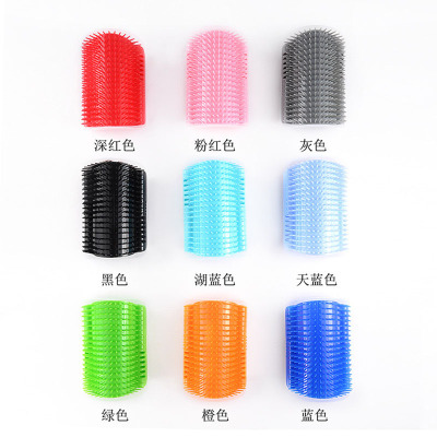 new pattern Pets Corner Brush Kitty Scratching fixed Mint clean Massage brush