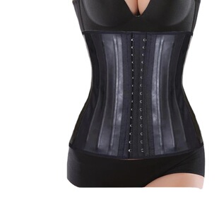 Foreign Trade Explosions 25 Steel Bone Smooth Latex Matte Belt Belly Belt Rubber Shaping Clothes Postpartum Belly Belt