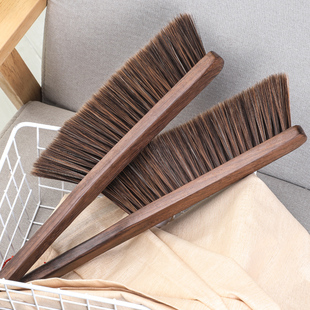 Bristle Brush, Brown Bristle Brush, Bed Sweeping Brush, Long-Handled Household Bed Sweeping Broom, Hard-Bristled Industrial Cleaning Broom