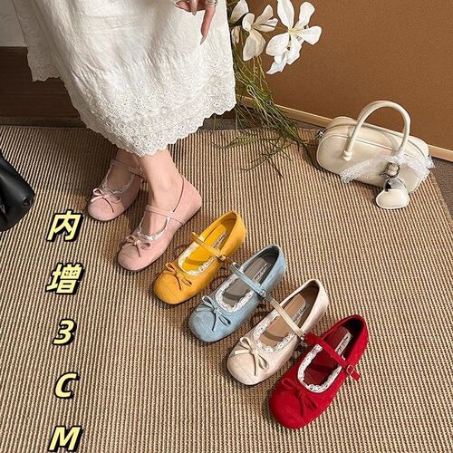 Retro Flat Mary Jane Shoes for Women, Versatile and Gentle Fairy Style, Low Heel, Pair with Dresses, 2025 Spring Single Shoes