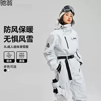 Новый лыжный комбинезон для мужчин и женщин водонепроницаемый зимний толстый шпон с двумя досками