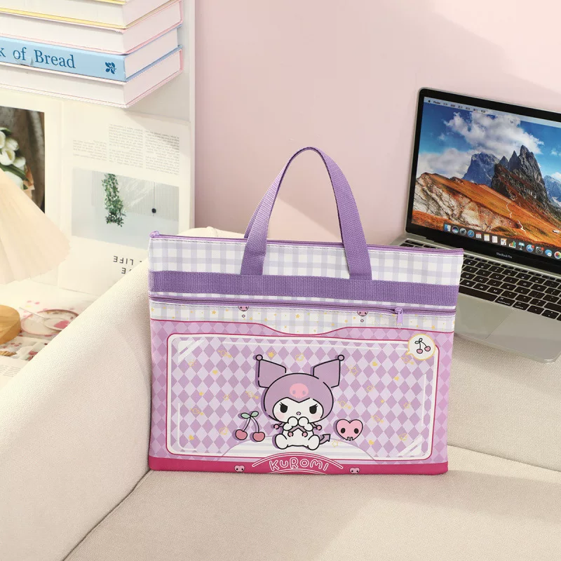 Cartoon handheld organizer bag for folders