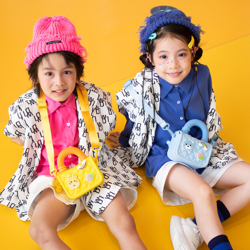 科物クールドーパミン子供カバン斜め掛けワンショルダーカバン男女プリンセス可愛い手提げ小銭入れプレゼント|undefined