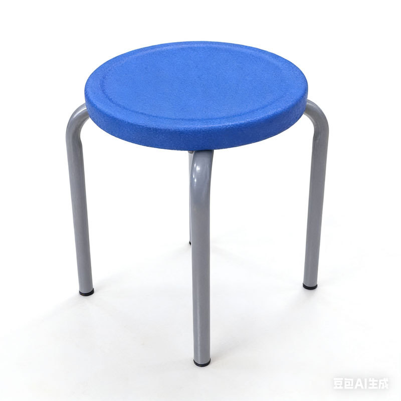 School Computer Room Computer Lab Round Stool Household Stacking Stool Round Stool Without Backrest Plastic Round Stool Reception Chair