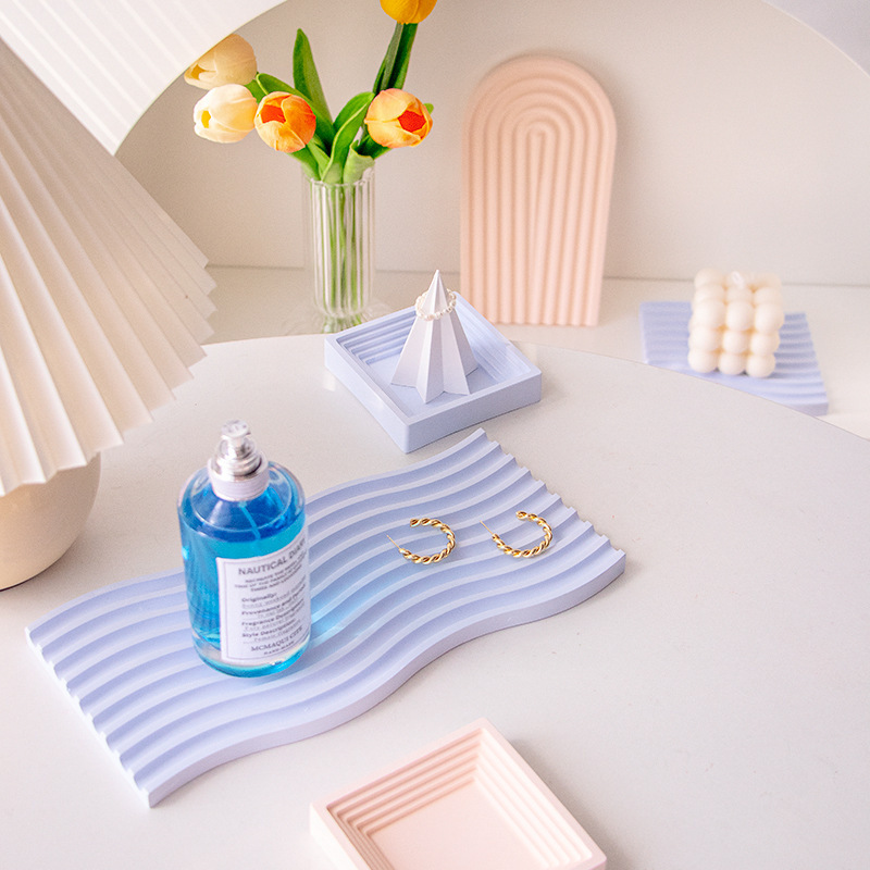 Color plaster tray photo props splash-ink photography props ornaments beauty decoration background