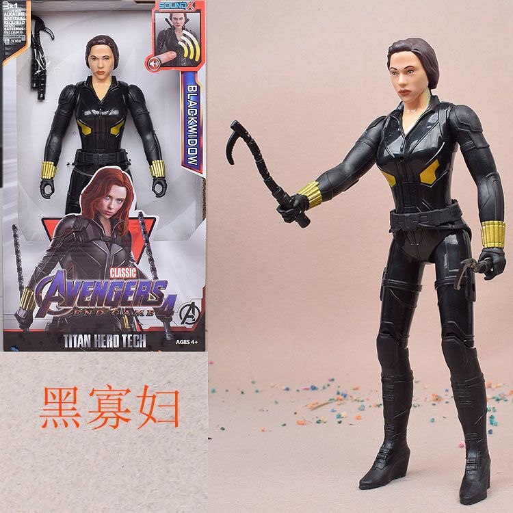 クロスボーダー子供男の子アベンジャーズアイアンスパイダーマンヴェノムブラックパンサーサノスフィギュアライトオーナメントおもちゃ|undefined