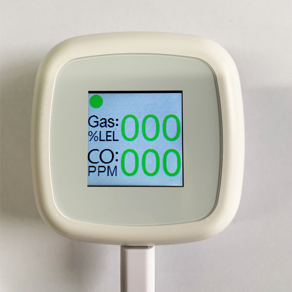 5V燃气煤气CO一氧化碳2合1便捷式彩屏报警器检测仪 手机 WIIFI款