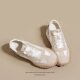 Soft Leather ~ German Training Shoes for Women with Inner Height Increase 2025 New Spring and Summer Thick-Soled Breathable Casual Sports Shoes for Small People