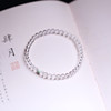 White white crystal, turquoise bracelet, design elegant jewelry suitable for men and women