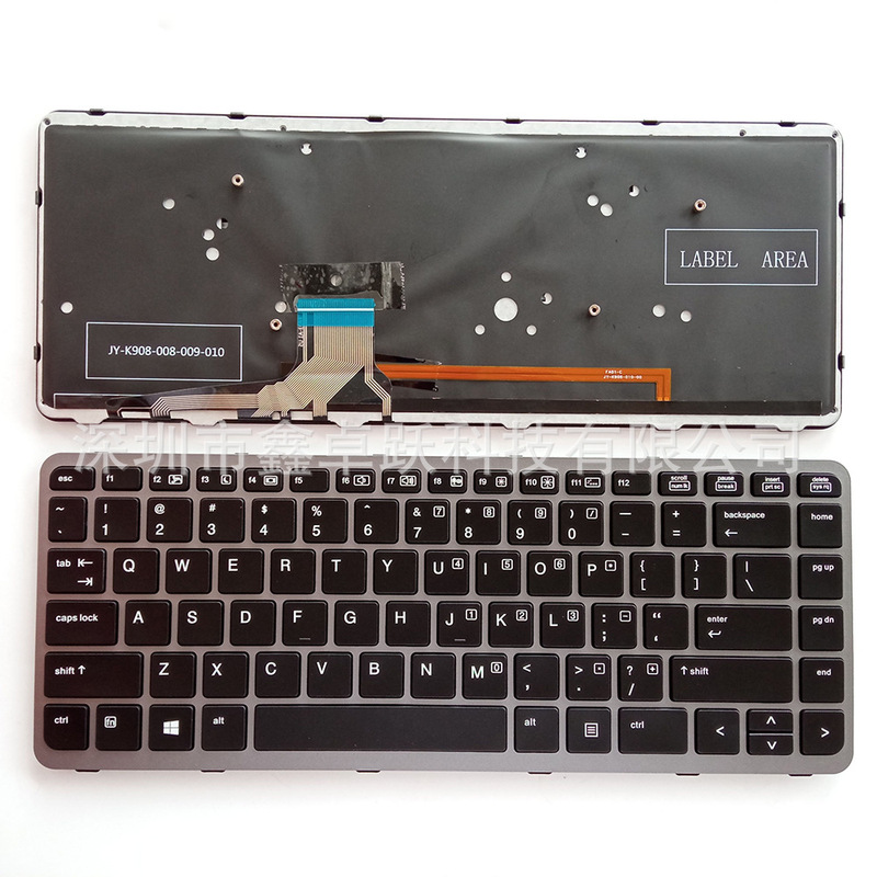 Us for Hp Elitebook Folio 1040 G1 1040 G2 736933-D61 Keyboard