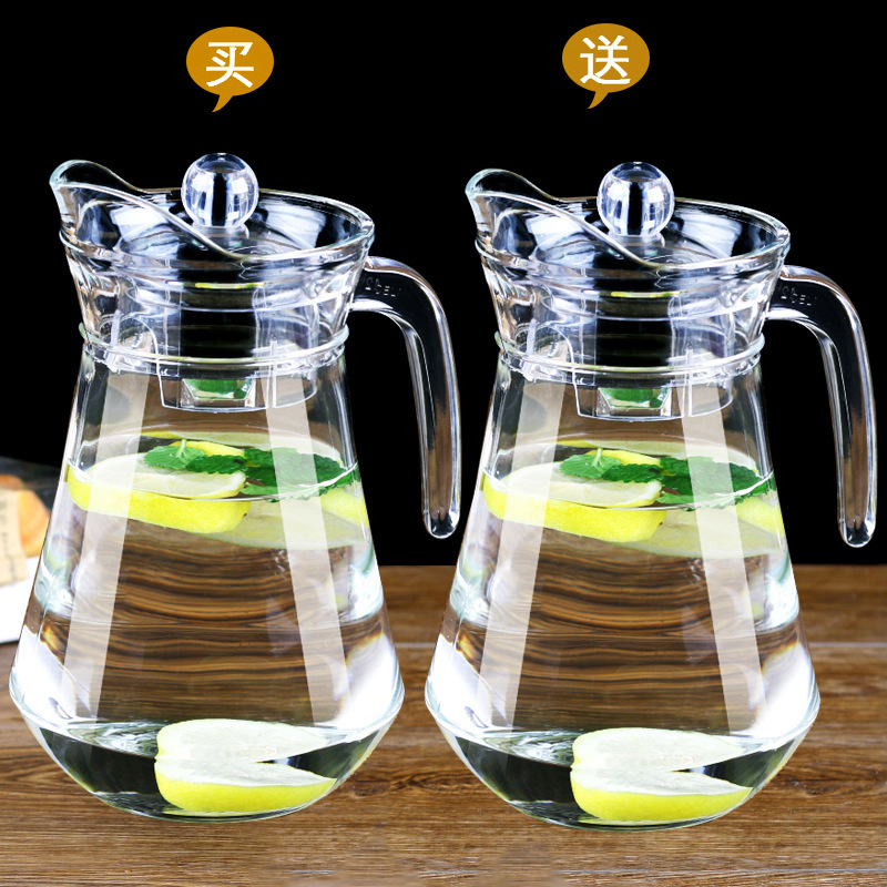 Lead-free Heat Glass pot  Duckbill pot High-capacity Teapot High temperature resistance Cold water cup Juice pot