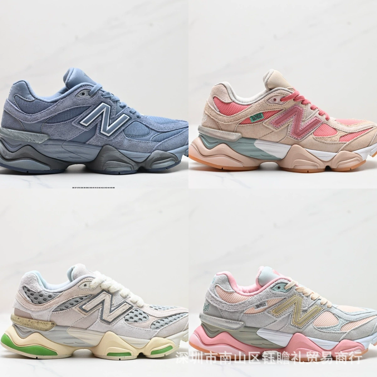 Повседневные кроссовки для спорта (New Balance), унисекс, легкие повседневные кроссовки, размеры EU 36–45