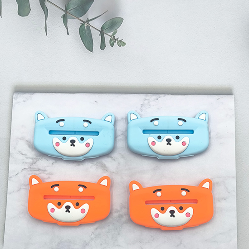 Sky blue + orange [pack of four]