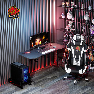 E -Sports Desktop Computer Table Carbon Fiber Technology Professional Table and Staul Cool home Home Homefing Game Hame Desk Dest