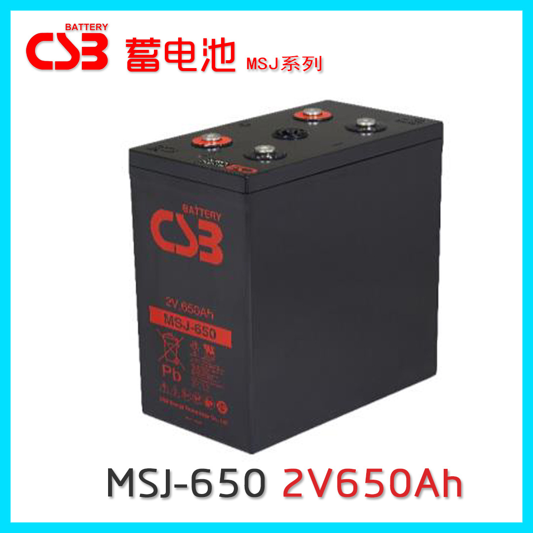 CSB蓄电池MSJ-650 2V650AH 新能源 总代理 铅酸电池