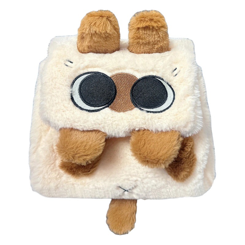 Gatito lindo de la historieta Felpa Mochila 2023 nueva gran capacidad versátil estudiante mochila bolsa mensajero