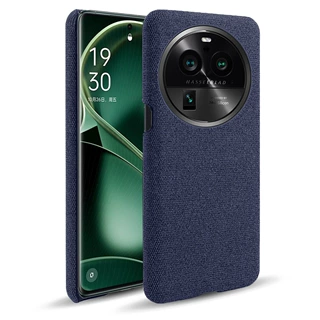 现货适用oppo findx6pro手机保护壳reno9纯色布纹手机保护套背壳