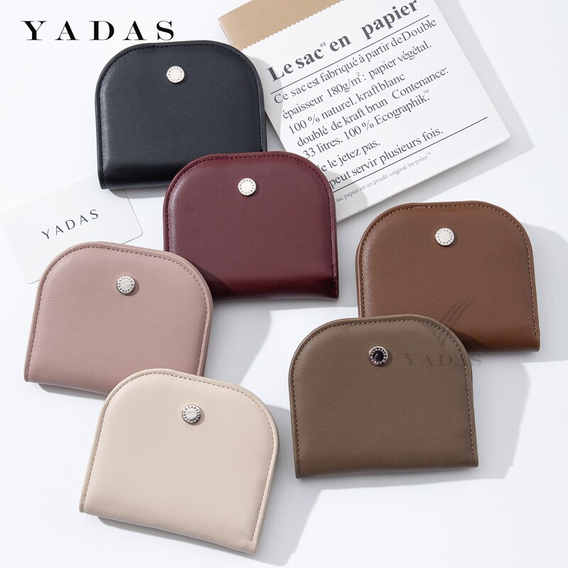 Yadas New Semi-Circular Folding Women's Wallet with Multiple Card Slots, Coin Holder, and Coin Purse Wallet