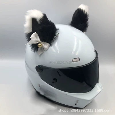 Motosiklet dəbilqələri – Modification - deluxe-version-with-black-white-tip-bell-and-tail