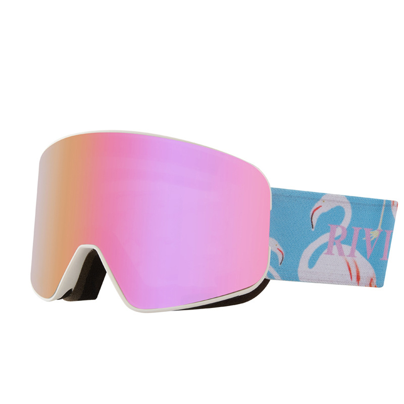 Children's cydrical skiing can be used for mya, men's and women's anti fog snow climbing glasses_voghion.com
