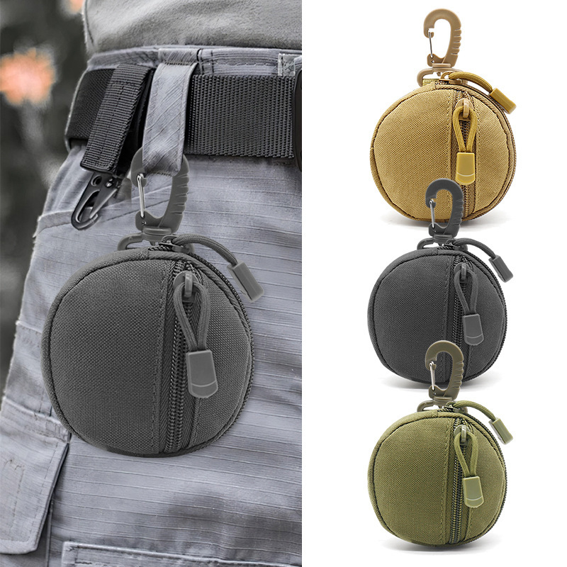 Cross-Border Hot Selling Tactical Edc Wallet Flap Pocket Pants Military Accessories Bag Multi-Functional Portable Mini Coin Bag Key