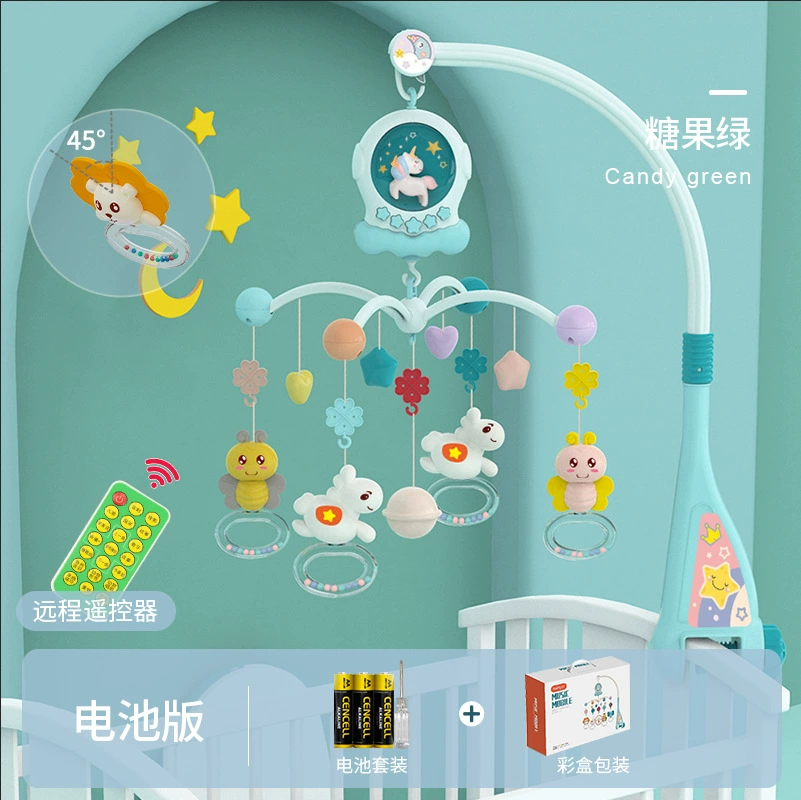 Птичий детский музыкальный мобайл-игрушка для новорожденного, успокаивает подвеску, Bluetooth-соединение