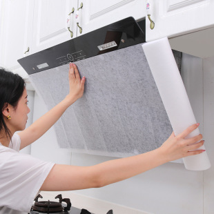 Japanese range hood oil-absorbing paper filter net kitchen oil-proof stickers household oil-proof cover oil-absorbing smoke-absorbing paper