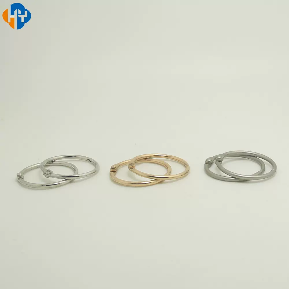 30mm金属卡圈五金文具配件DIY相册圈活页本书本台历日历装订