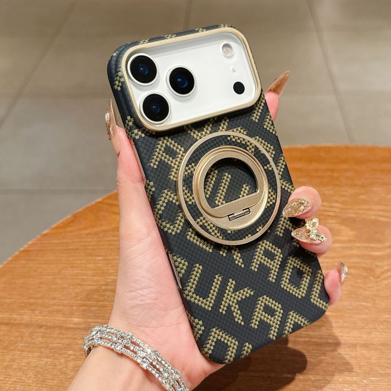 适用苹果17promax手机壳凯夫拉纹理iPhone17磁吸超薄pc防摔保护壳|undefined