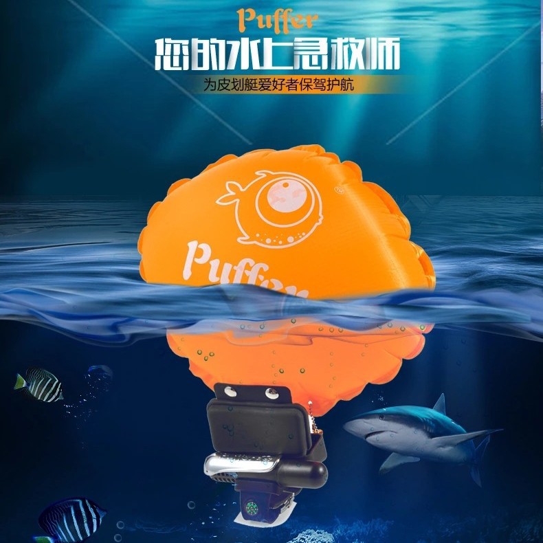 Puffer anti-ahogamiento natación pulsera de salvamento pesca auto-rescate inflable airbag correa de muñeca submarino junto al mar equipo de salvamento