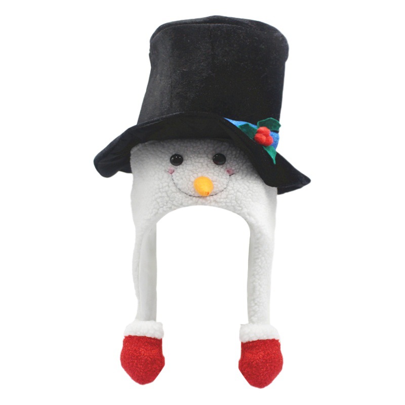 Decoraciones de navidad niños adultos tocado lindo muñeco de nieve creativo sombrero regalo Viejo Hombre sombrero de Navidad