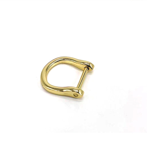Luggage hardware shoulder strap hand strap accessories screw U-shaped buckle diy woven bag accessories removable die-cast D-shaped buckle