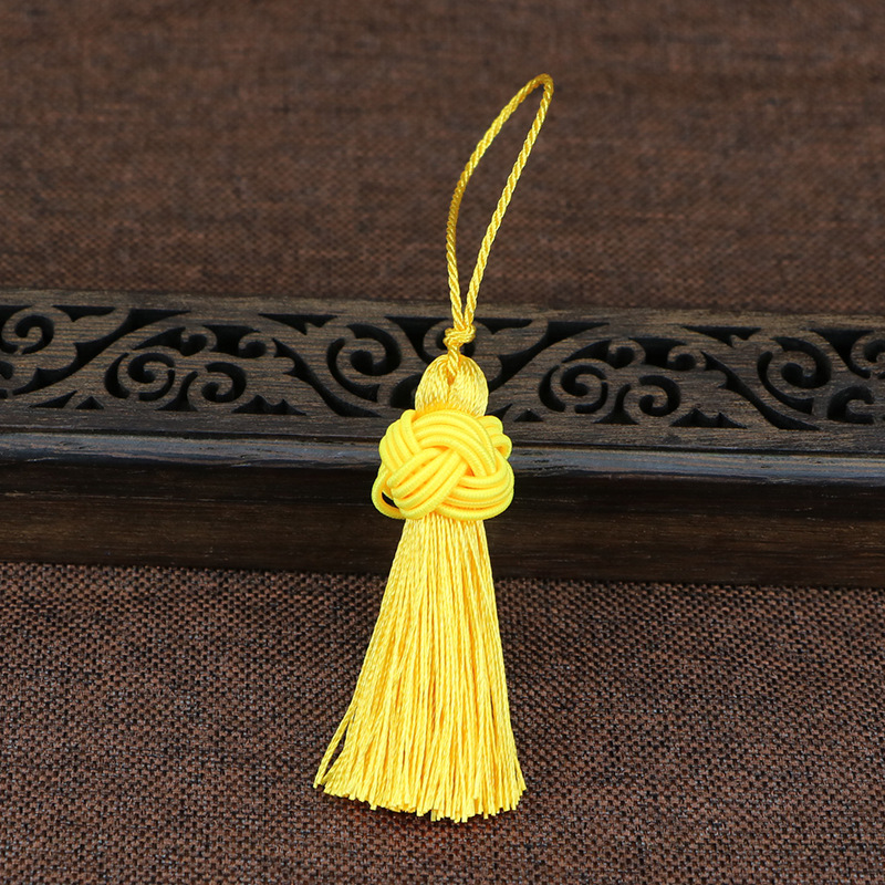 菠萝帽流苏手工diy抗皱垂直短款挂耳吊穗涤纶服饰辅料香包灯笼穗