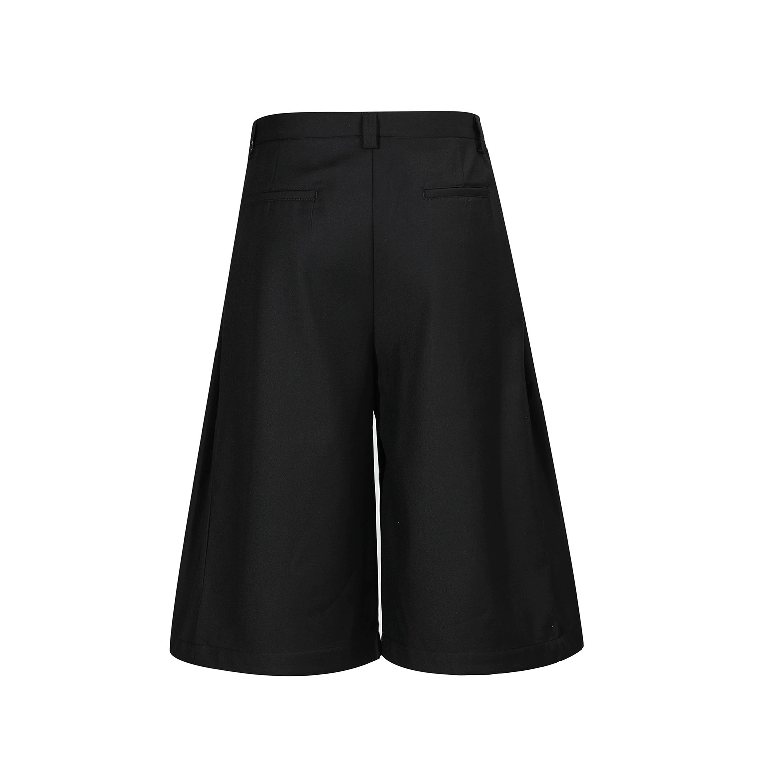 Американская ретро-модель unisex D2509 с trendy складчатым дизайном, мужские свободные три четверти шорты