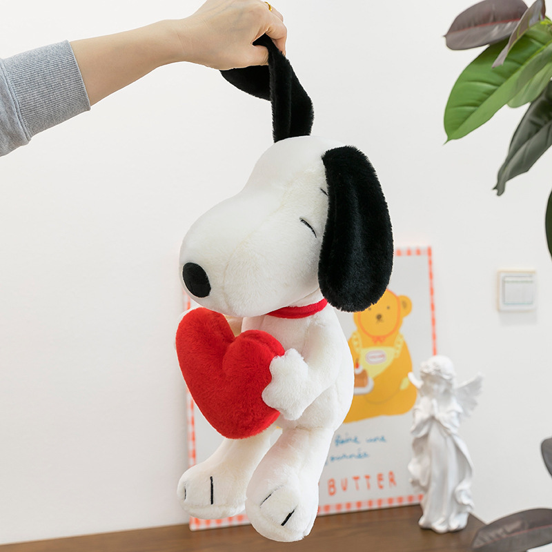 New Snoopy Plush Toy, Cute Dog Doll, Wholesale Export Cartoon Leather Shell, Gift for Kidsren