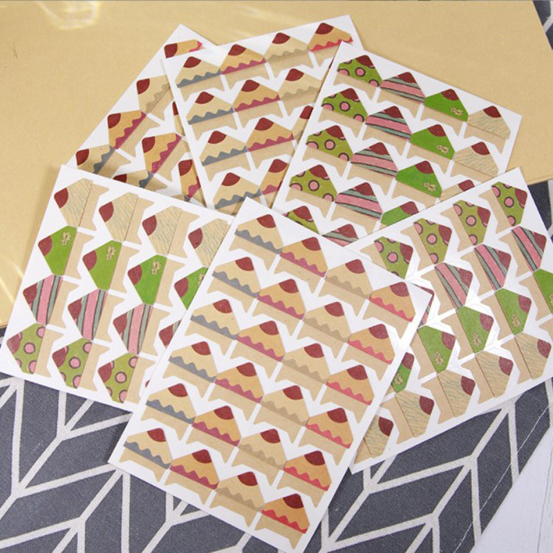 ����ͷ��Ƭ����KP����ճ��diy��Ƭװ�γ���ֱ����ϵ24öֽ�ʽ���
