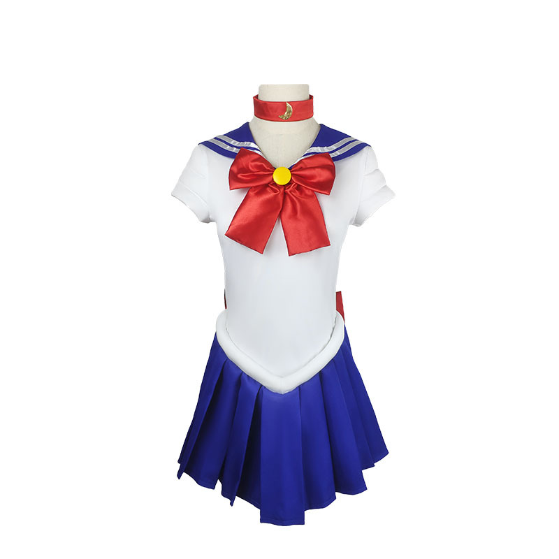 Luna de hielo de agua cos Sailor Moon cos Luna Hare 4 Generación marinero traje de Halloween niños jugar traje image 4