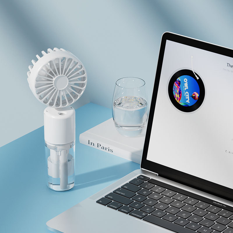 クロスボーダー手持ちスプレーファン加湿補水器USB充電学生屋外携帯ミニファンプレゼント|undefined