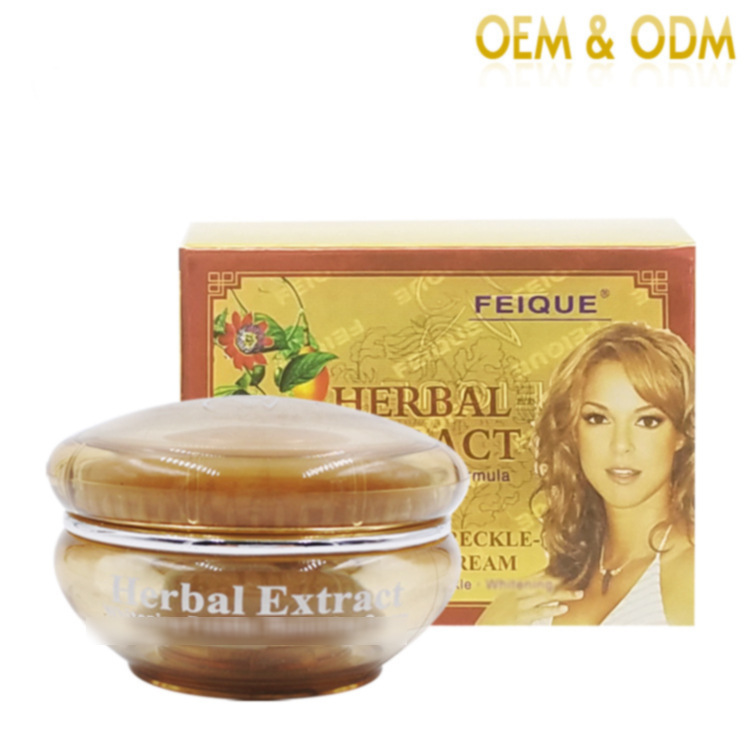 Comercio exterior Flying Bird cara crema brillo blanco decoloración impresión brillo blanco color de la piel decoloración melanina crema dos en uno