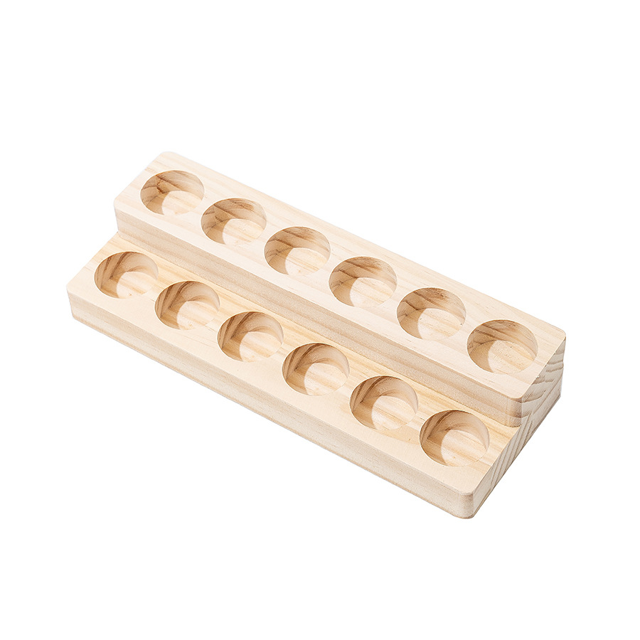 Estante de exhibición de 12 celdas en 2 capas (adecuado para 5 - 15 ml)