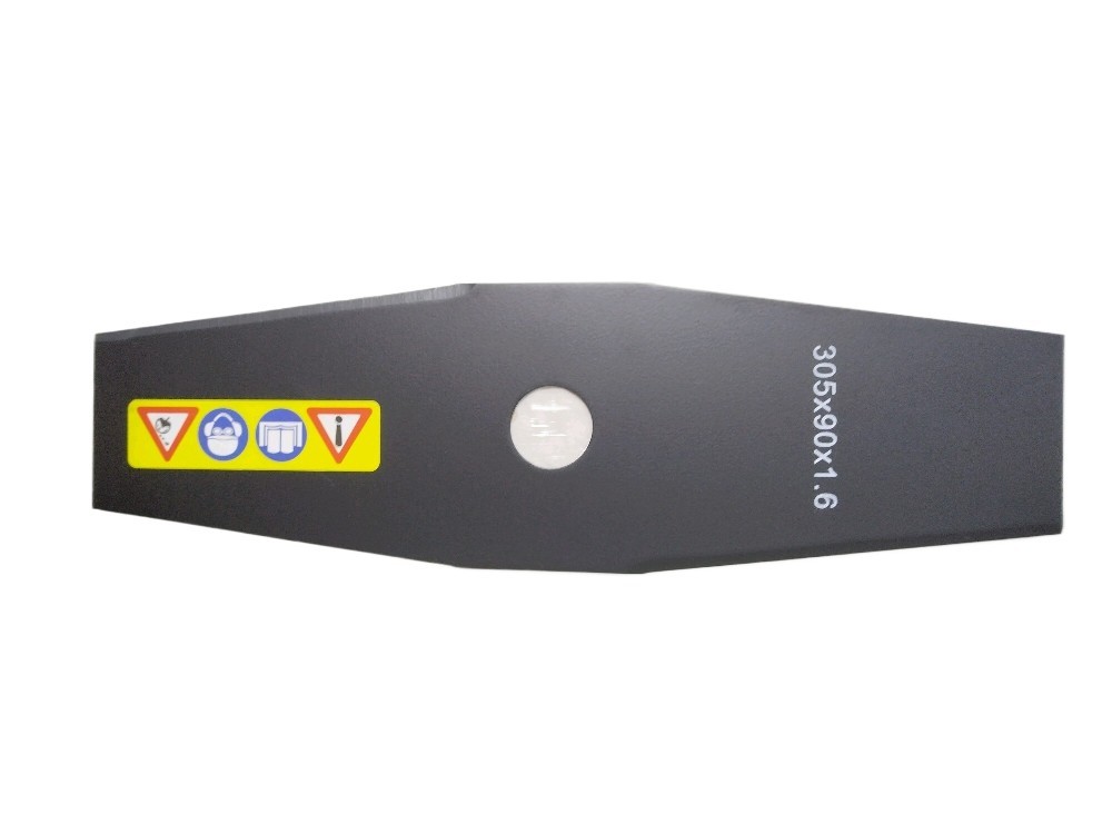 Lawn Mower Blade, Straight Three-Tooth Alloy Cutter Head, 65 Manganese Material, Wholesale Trimming Head, Weeder, Lawn Mower