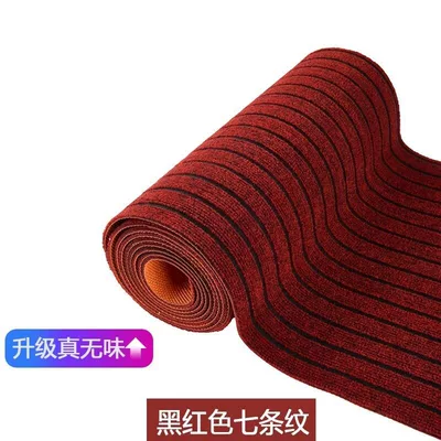 and dirt-resistant, protect the interior from | Car Carpet - red-seven-stripe-tpe-wear-resistant-and-dirt-resistant-120200cm