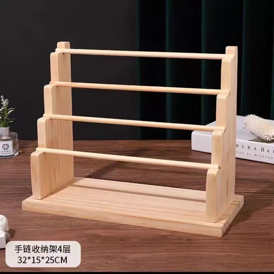 Upgraded thickened four-layer cylindrical display stand