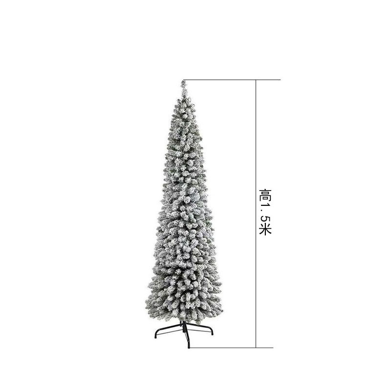 2026 nuevo árbol de Navidad de PVC encriptado verde decoración de gran sala de estar adornos DIY lápiz árbol de simulación al por mayor