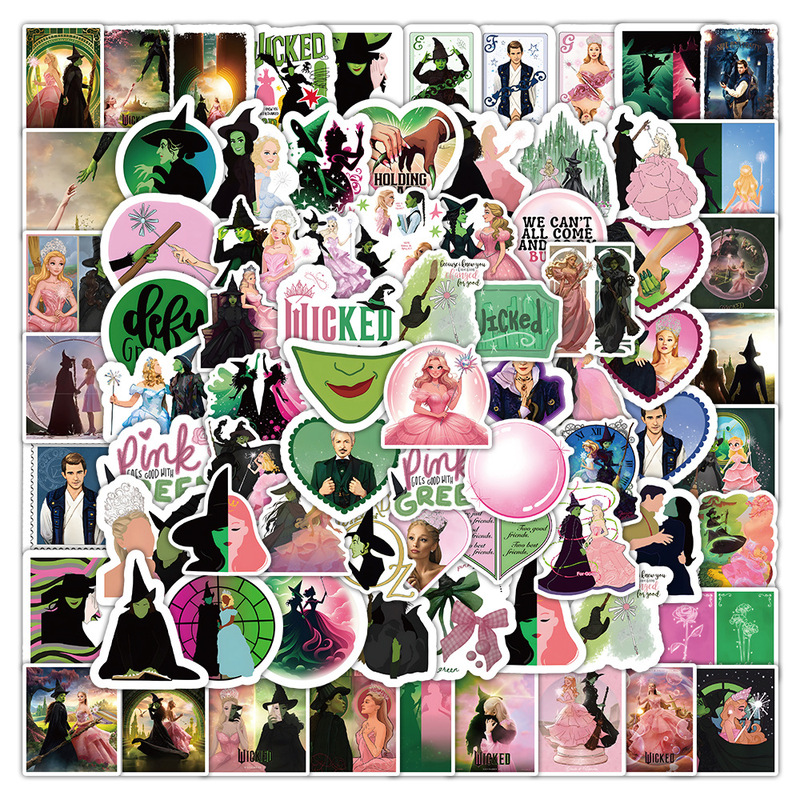 105 Magic Wicked Witch Graffiti Stickers Cross Border Movie Epheus Bage Linda Wicked Decorative Stickers Stickers
