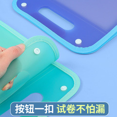 Huajie Factory Wholesale A4 Hand-Held Folders Student Use Large Capacity Hand-HeldAccordion Bags Subject Classification Bags