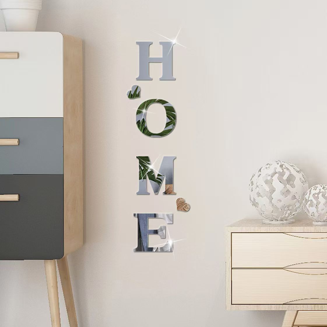 Cross-Border HOT Home Decoration Acrylic Mirror EVA English Alphabet Decorative Creative Wall 26 Letters Stickers_voghion.com