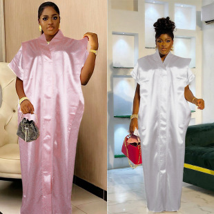 Cross -border e -commerce Speed Self -Station Independent Station African Women's Large size dress Middle East Islamic ethnic style robe