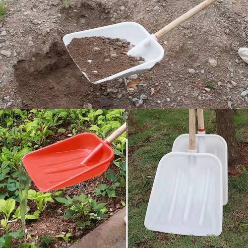 Manufacturer wholesale thickened plastic shovel, tempered shovel, snow shovel, grain shovel, snowboard shovel, large shovel, household agricultural tools
